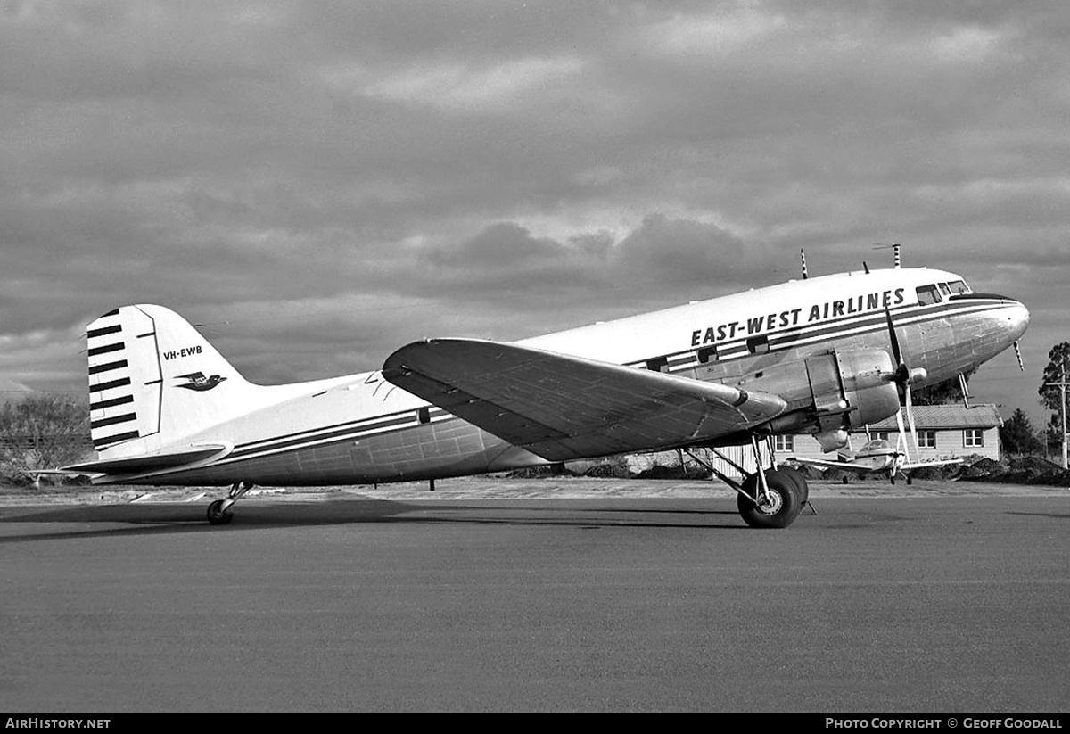 Aircraft Photo of VH-EWB | Douglas DC-3(C) | East-West Airlines | AirHistory.net #220314