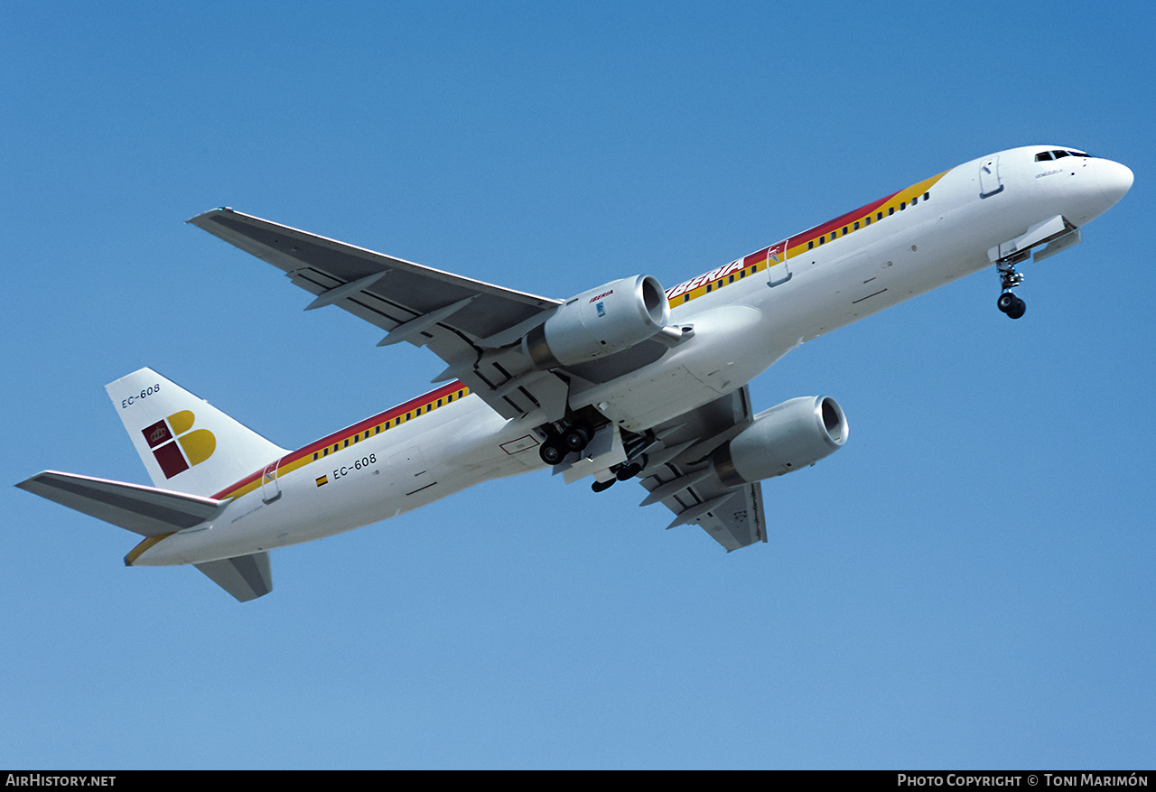 Aircraft Photo of EC-608 | Boeing 757-256 | Iberia | AirHistory.net #220319