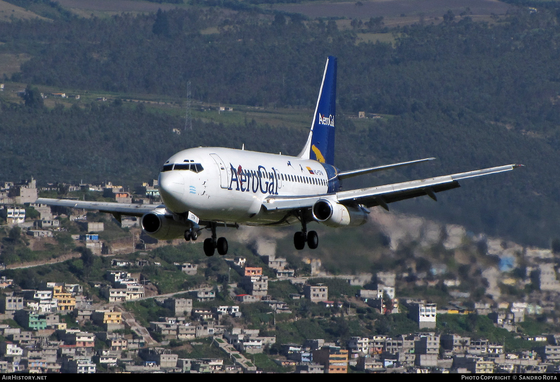 Aircraft Photo of HC-CFM | Boeing 737-244/Adv | AeroGal | AirHistory.net #220326