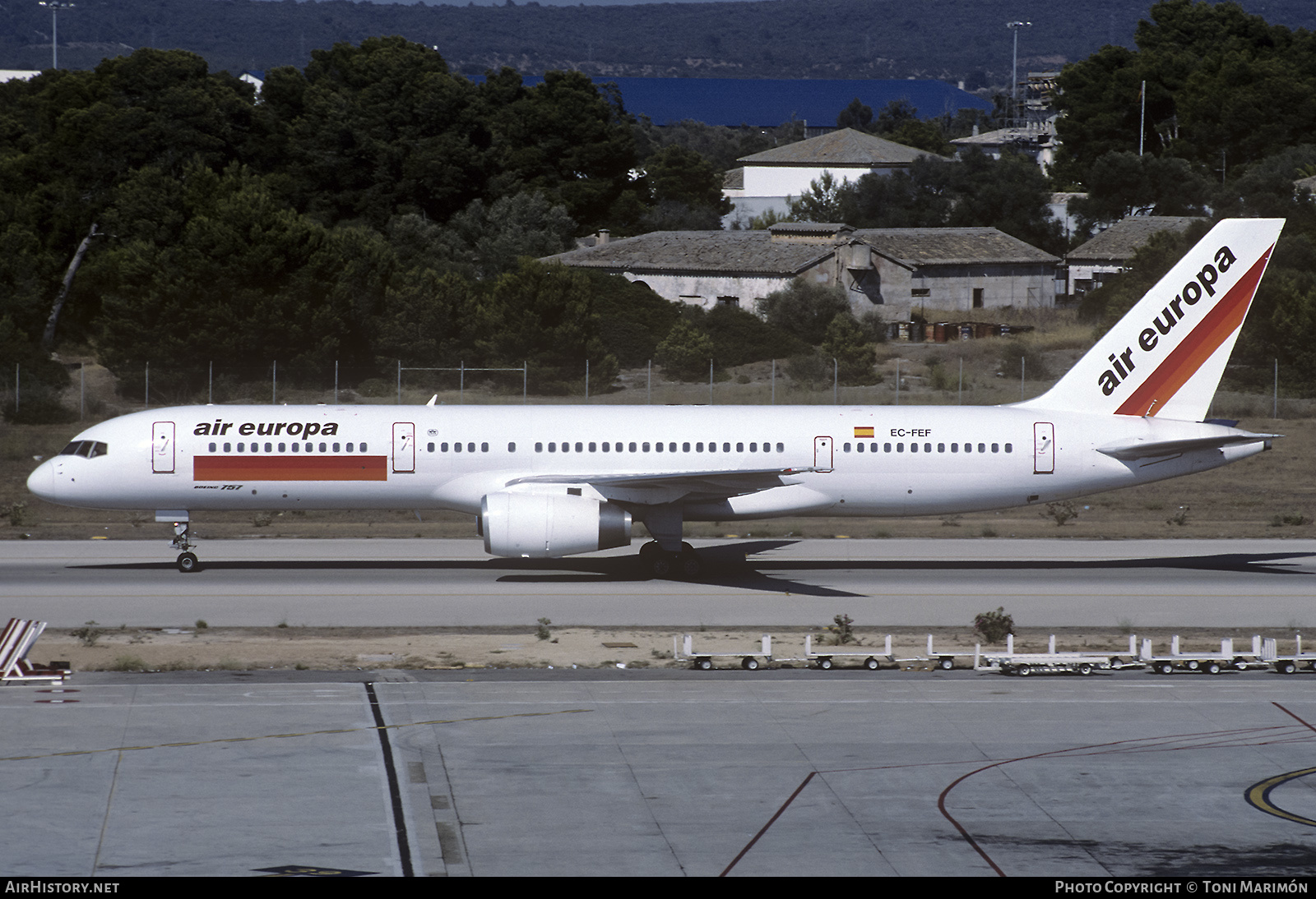 Aircraft Photo of EC-FEF | Boeing 757-236 | Air Europa | AirHistory.net #220333