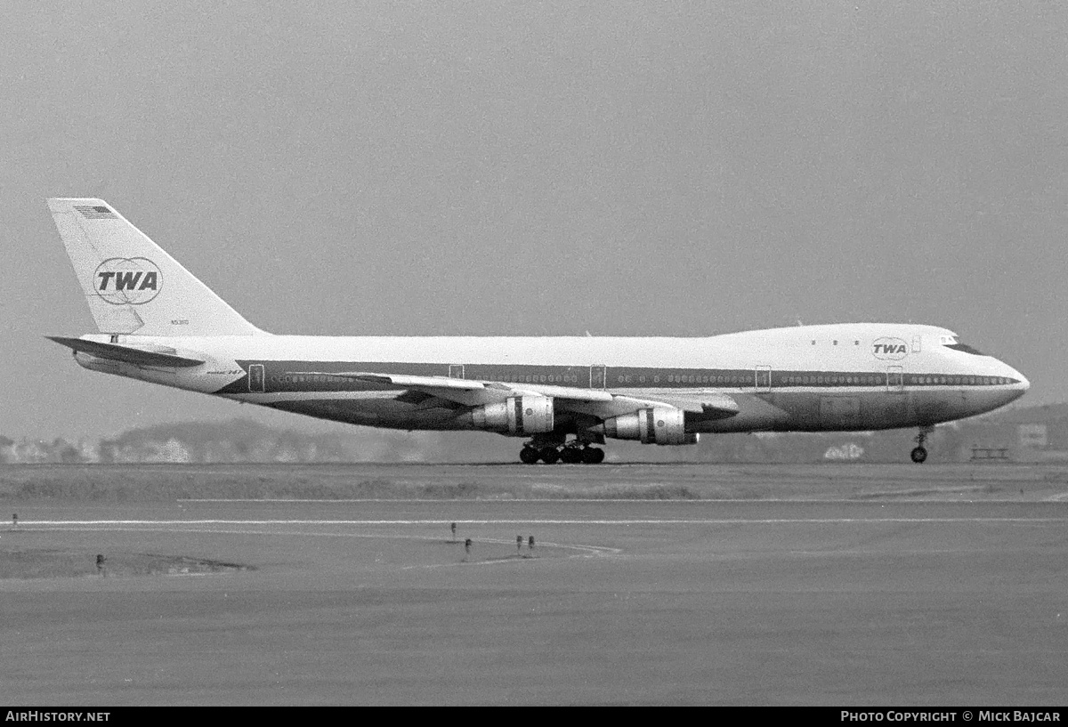 Aircraft Photo of N53110 | Boeing 747-131 | Trans World Airlines - TWA | AirHistory.net #220352