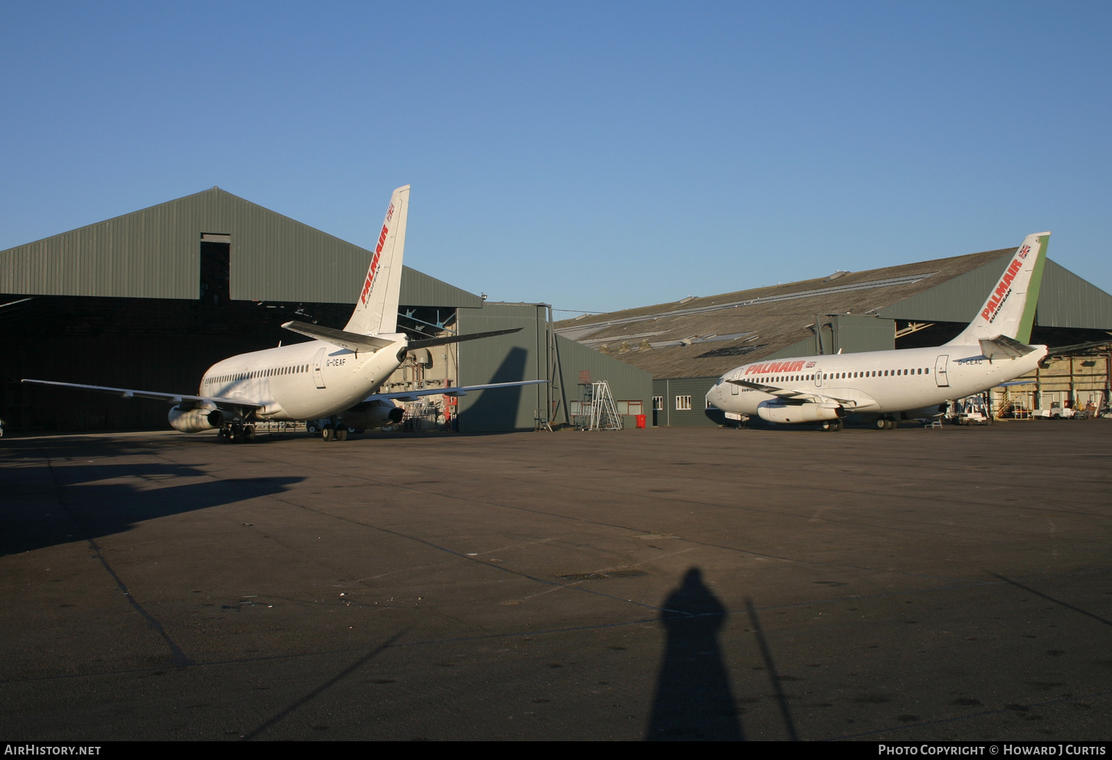 Aircraft Photo of G-CEAF | Boeing 737-229/Adv | Palmair | AirHistory.net #220362