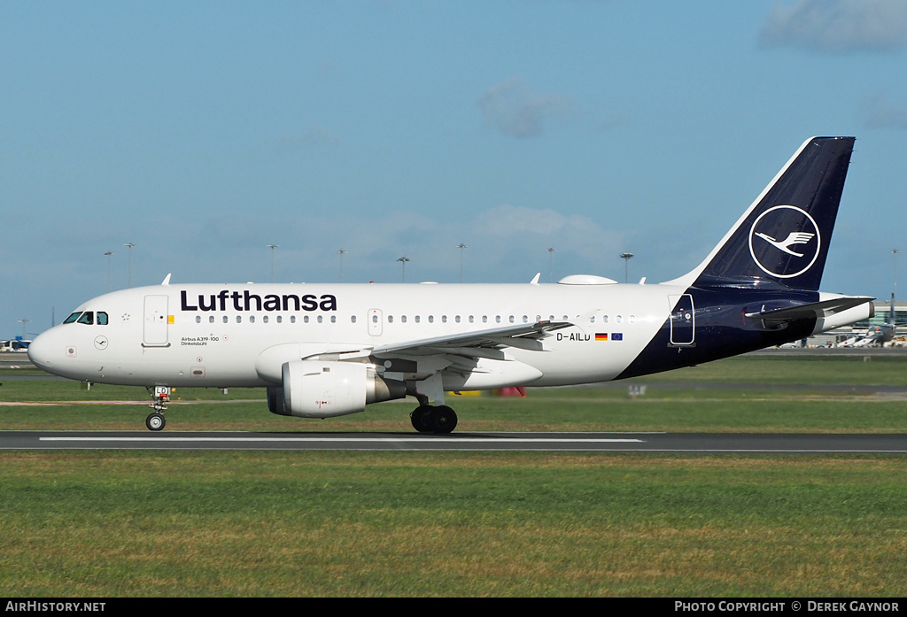 Aircraft Photo of D-AILD | Airbus A319-114 | Lufthansa | AirHistory.net #220364