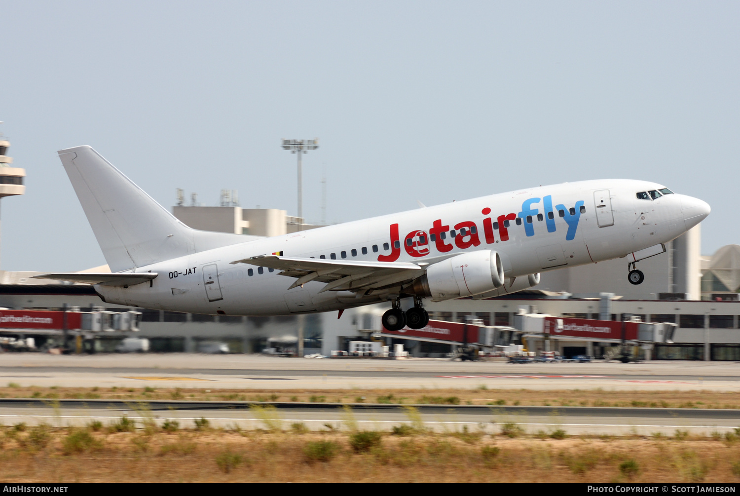 Aircraft Photo of OO-JAT | Boeing 737-5K5 | Jetairfly | AirHistory.net #220395