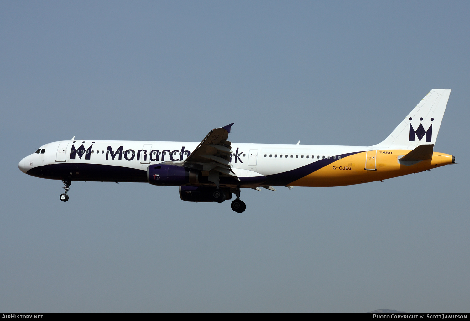Aircraft Photo of G-OJEG | Airbus A321-231 | Monarch Airlines | AirHistory.net #220399