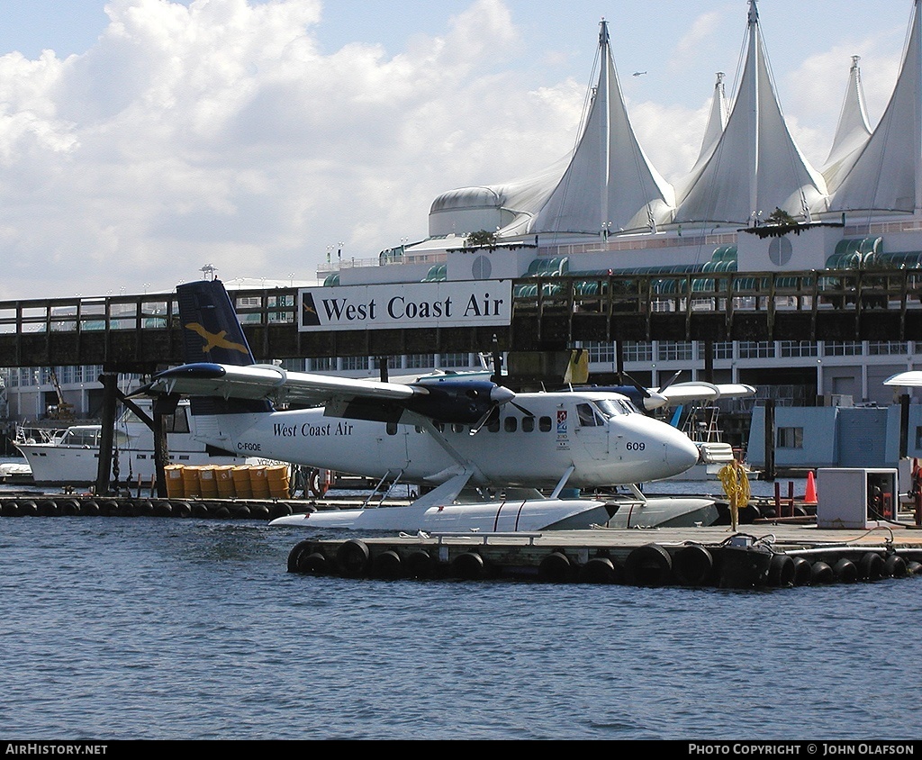 Aircraft Photo of C-FGQE | De Havilland Canada DHC-6-100 Twin Otter | West Coast Air | AirHistory.net #220410