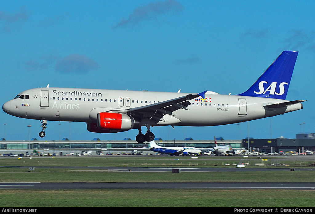 Aircraft Photo of OY-KAR | Airbus A320-232 | Scandinavian Airlines - SAS | AirHistory.net #220430