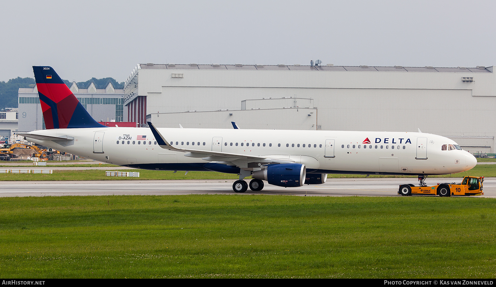 Aircraft Photo of D-AZAI | Airbus A321-231 | Delta Air Lines | AirHistory.net #220458