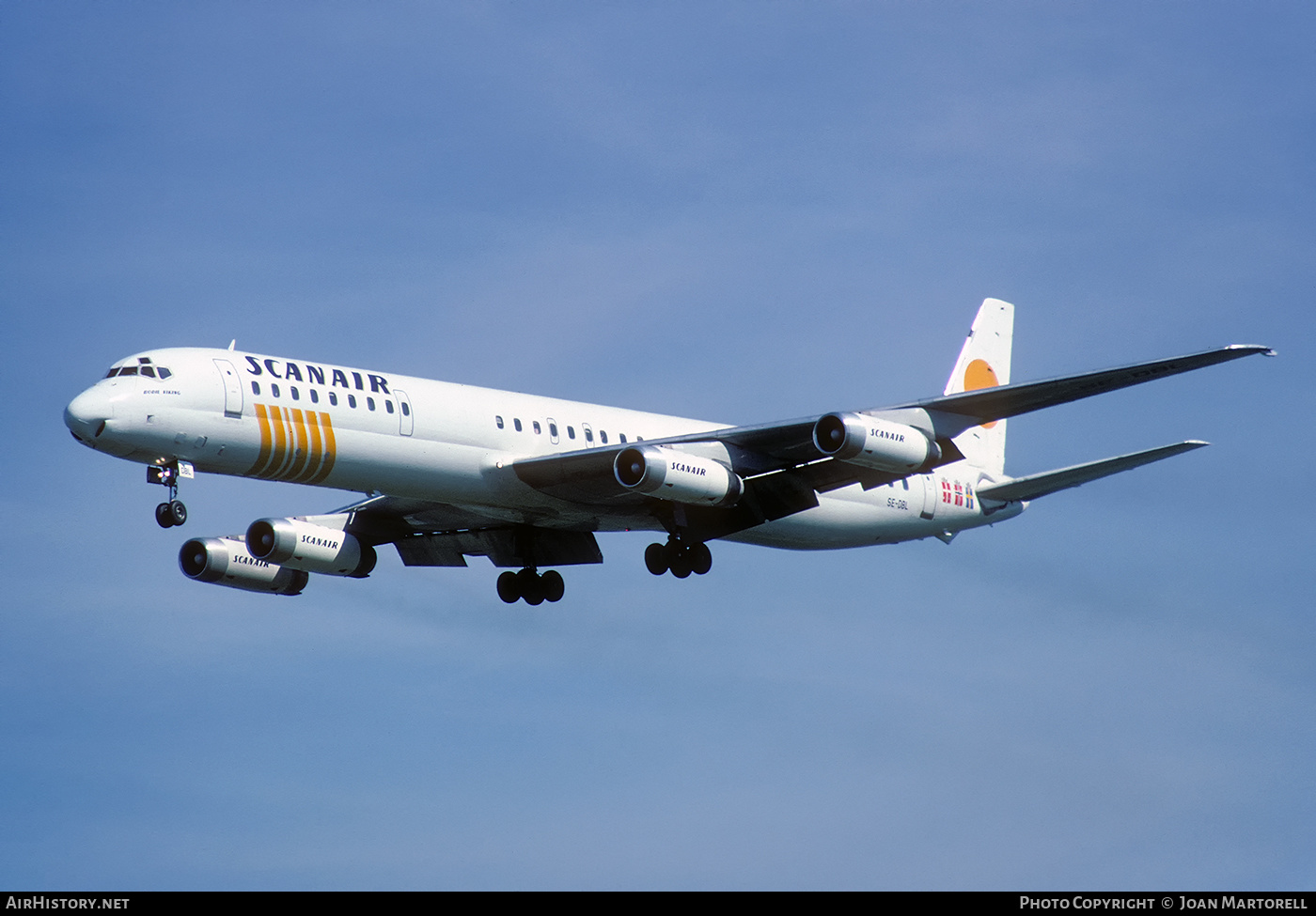 Aircraft Photo of SE-DBL | McDonnell Douglas DC-8-63 | Scanair | AirHistory.net #220469