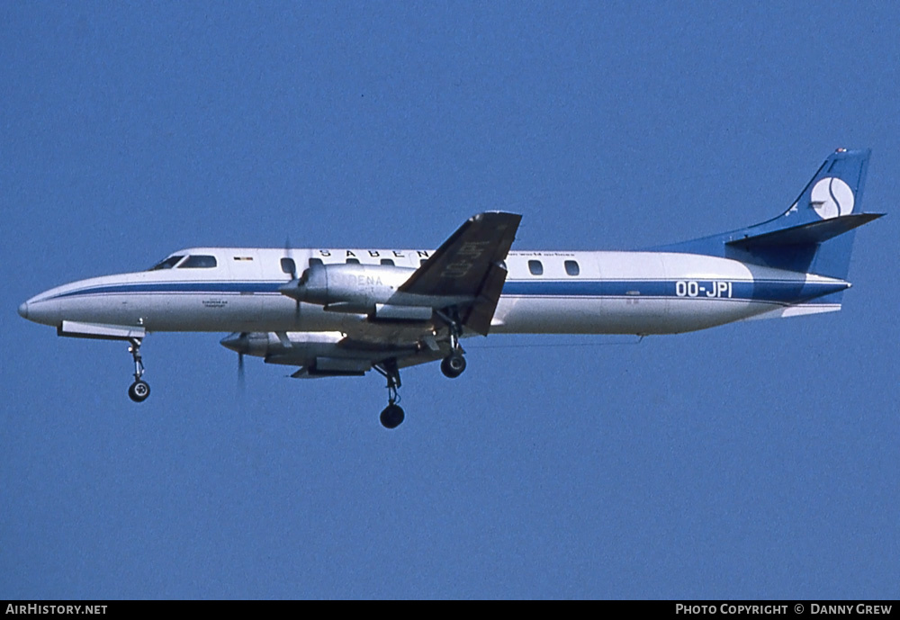 Aircraft Photo of OO-JPI | Fairchild Swearingen SA-226TC Metro II | Sabena | AirHistory.net #220474