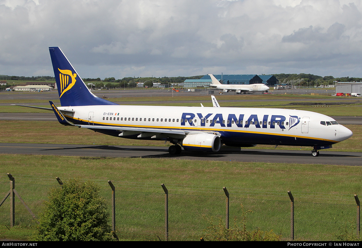 Aircraft Photo of EI-ESN | Boeing 737-8AS | Ryanair | AirHistory.net #220499