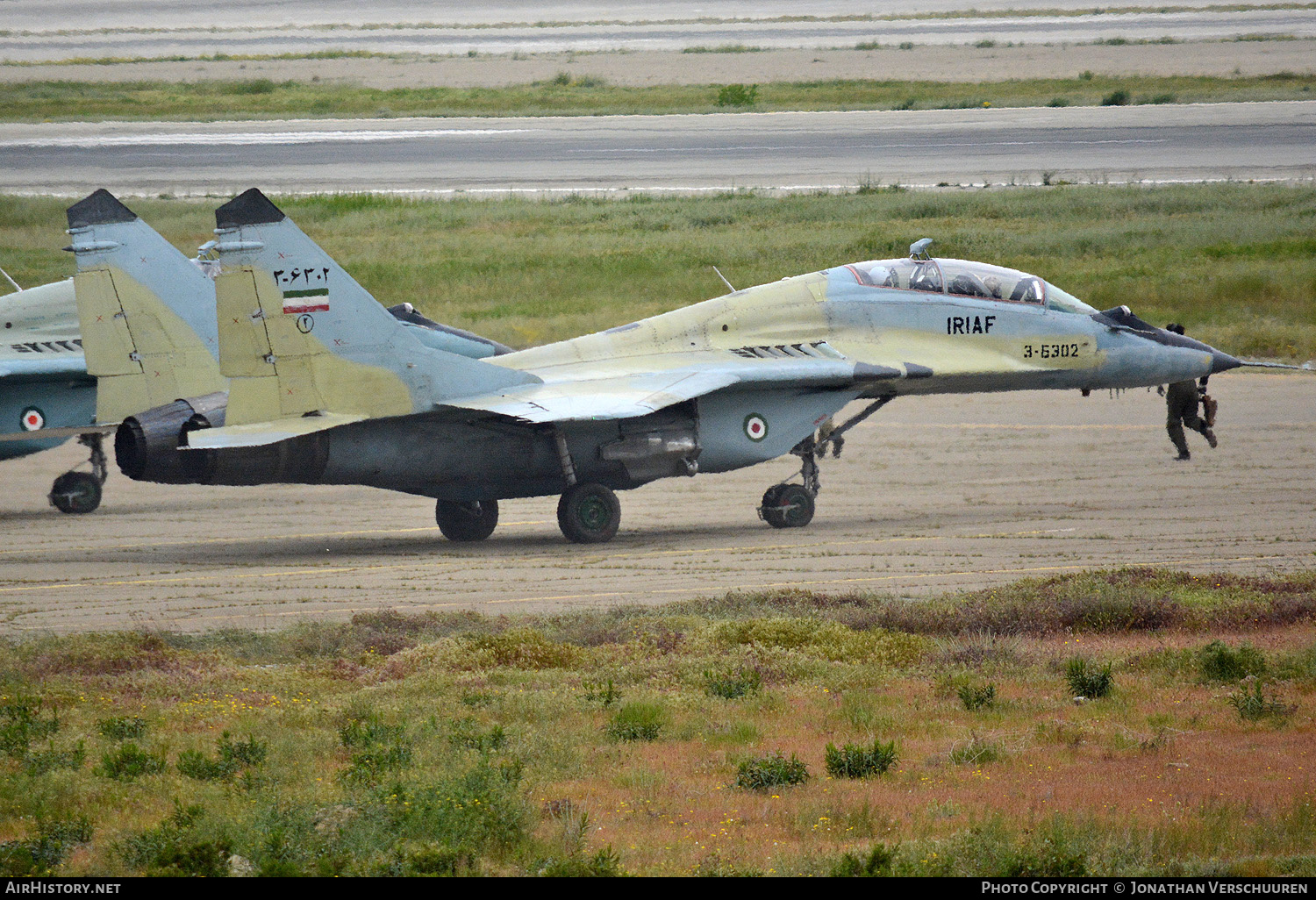 Aircraft Photo of 3-6302 | Mikoyan-Gurevich MiG-29UB (9-51) | Iran - Air Force | AirHistory.net #220527