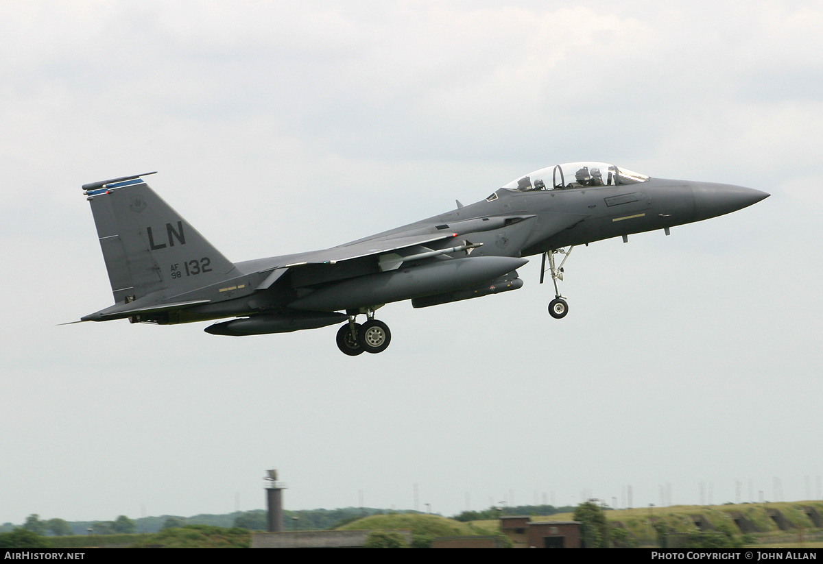 Aircraft Photo of 98-0132 / AF98-132 | Boeing F-15E Strike Eagle | USA - Air Force | AirHistory.net #220551