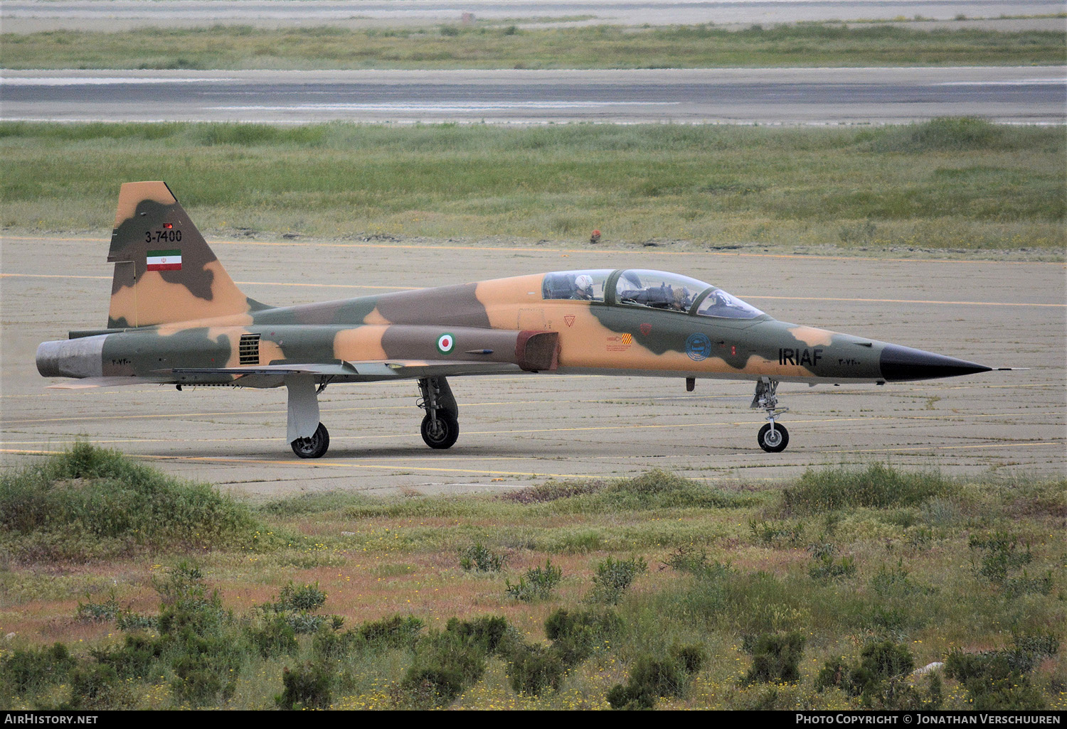 Aircraft Photo of 3-7400 | Northrop F-5F Tiger II | Iran - Air Force | AirHistory.net #220562