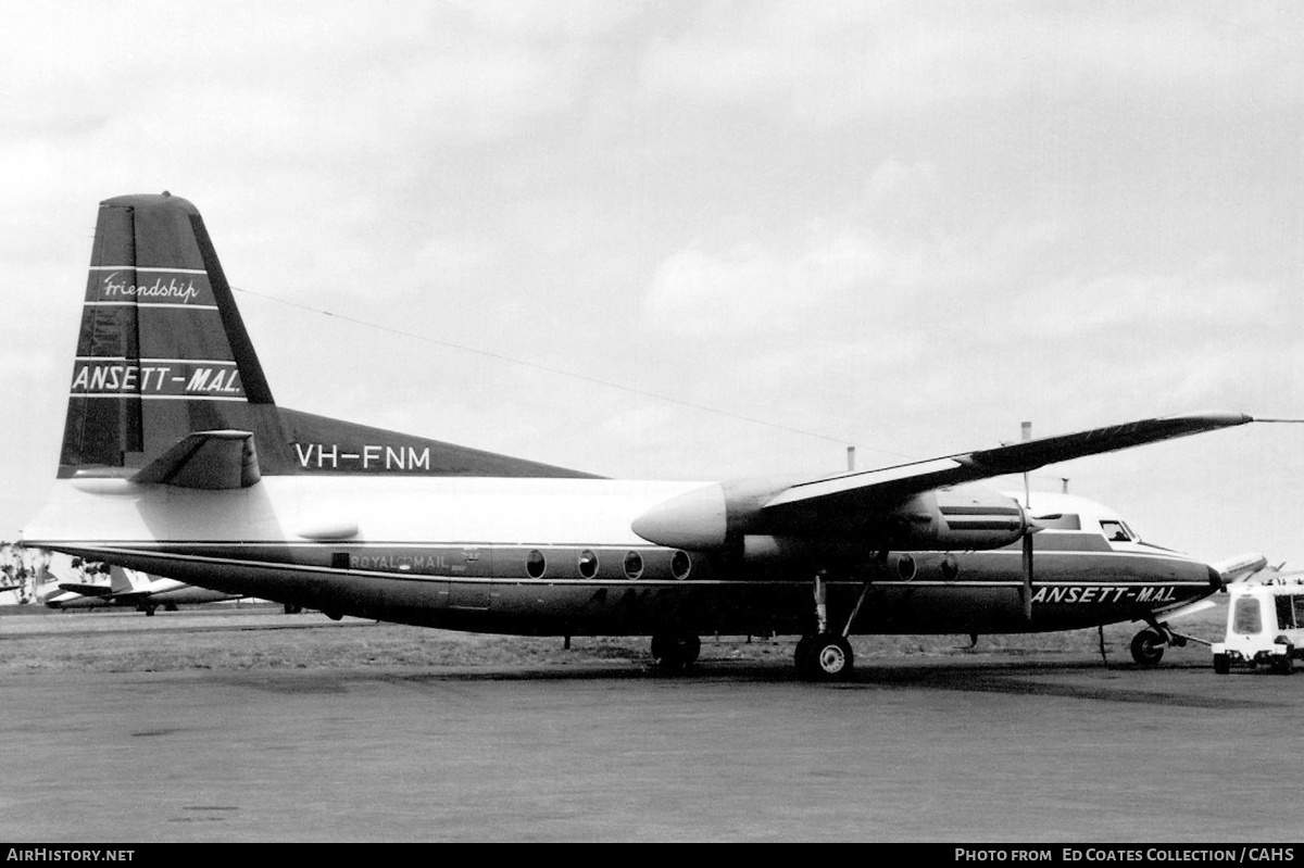 Aircraft Photo of VH-FNM | Fokker F27-200 Friendship | Ansett - MAL | AirHistory.net #220586