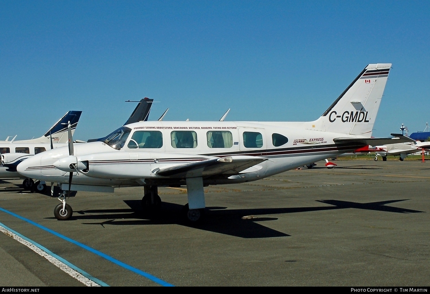 Aircraft Photo of C-GMDL | Piper PA-31-325 Navajo C/R | Island Express Air | AirHistory.net #220602