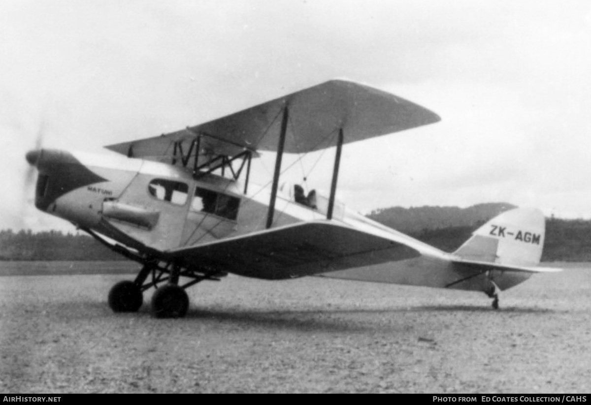 Aircraft Photo of ZK-AGM | De Havilland D.H. 83 Fox Moth | AirHistory.net #220619