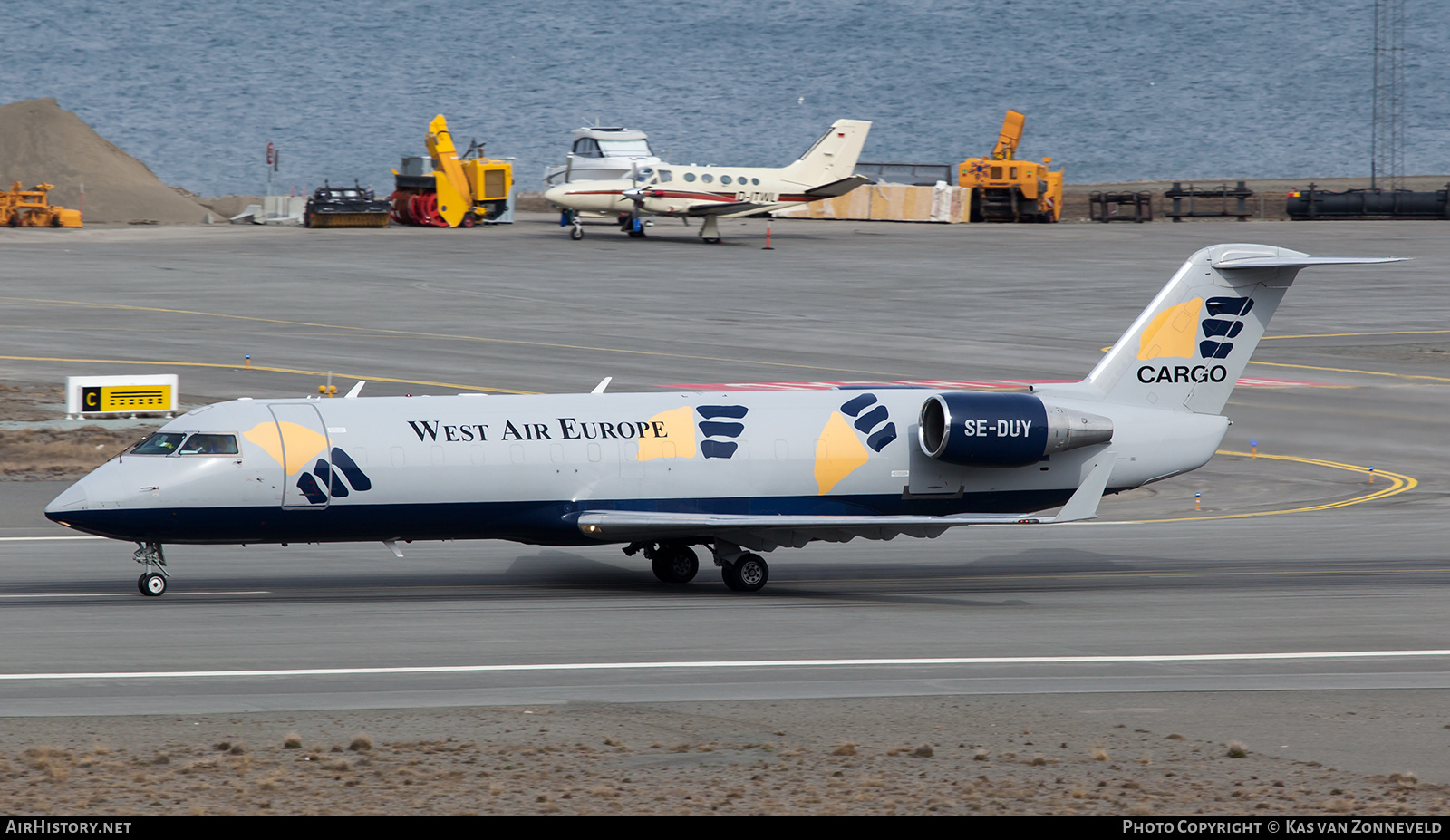 Aircraft Photo of SE-DUY | Canadair CRJ-200LR(PF) (CL-600-2B19) | West Air Europe Cargo | AirHistory.net #220621