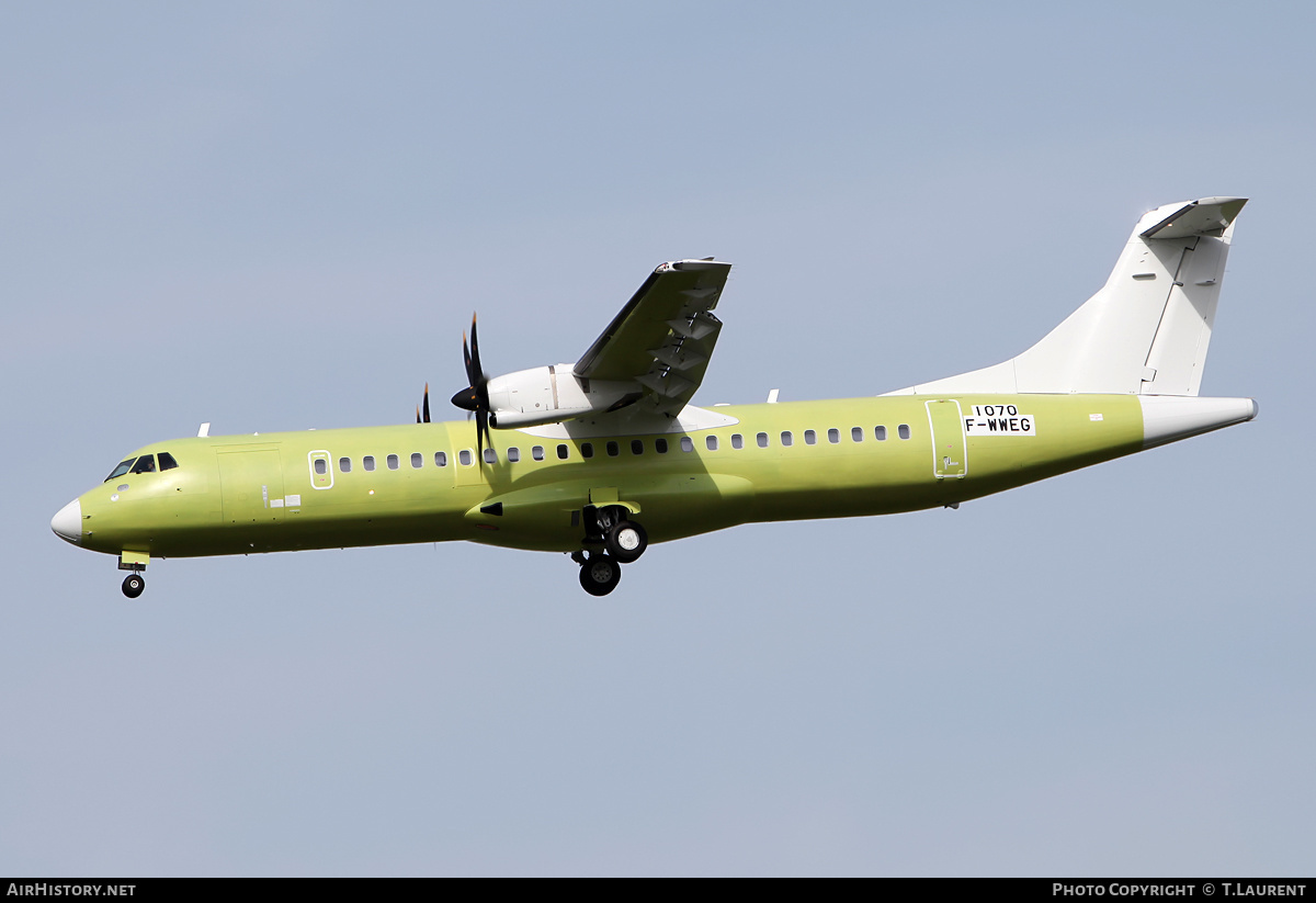 Aircraft Photo of F-WWEG | ATR ATR-72-600 (ATR-72-212A) | AirHistory.net #220632