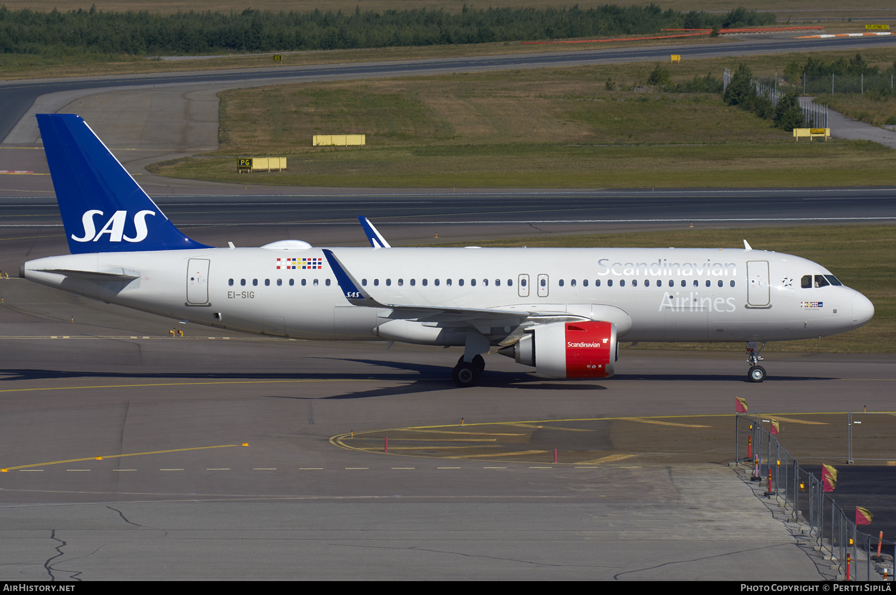 Aircraft Photo of EI-SIG | Airbus A320-251N | Scandinavian Airlines - SAS | AirHistory.net #220684