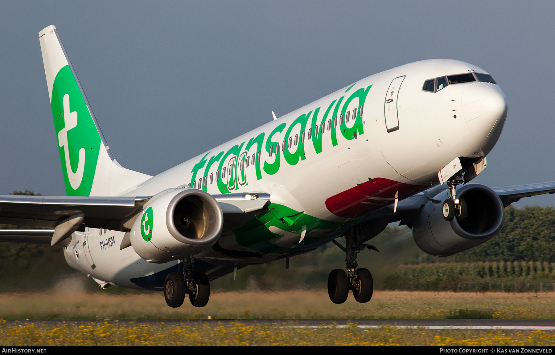 Aircraft Photo of PH-HSM | Boeing 737-8K2 | Transavia | AirHistory.net #220697