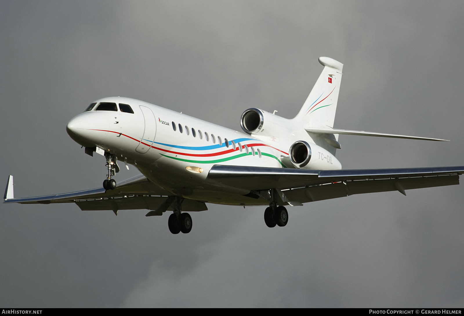 Aircraft Photo of TC-OIL | Dassault Falcon 7X | SOCAR | AirHistory.net #220715