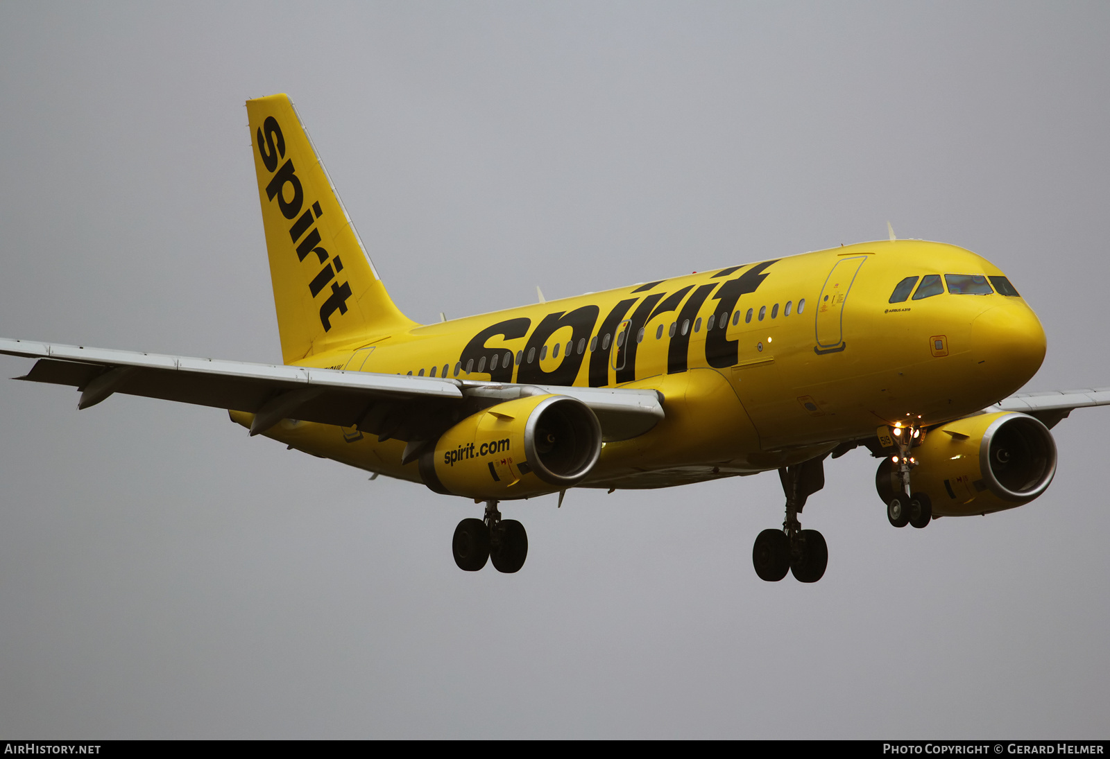 Aircraft Photo of N519NK | Airbus A319-132 | Spirit Airlines | AirHistory.net #220730