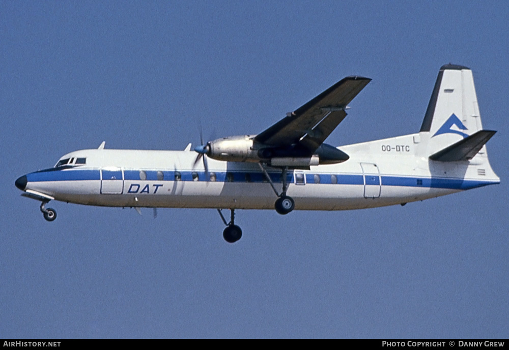 Aircraft Photo of OO-DTC | Fairchild Hiller FH-227B | Delta Air Transport - DAT | AirHistory.net #220770