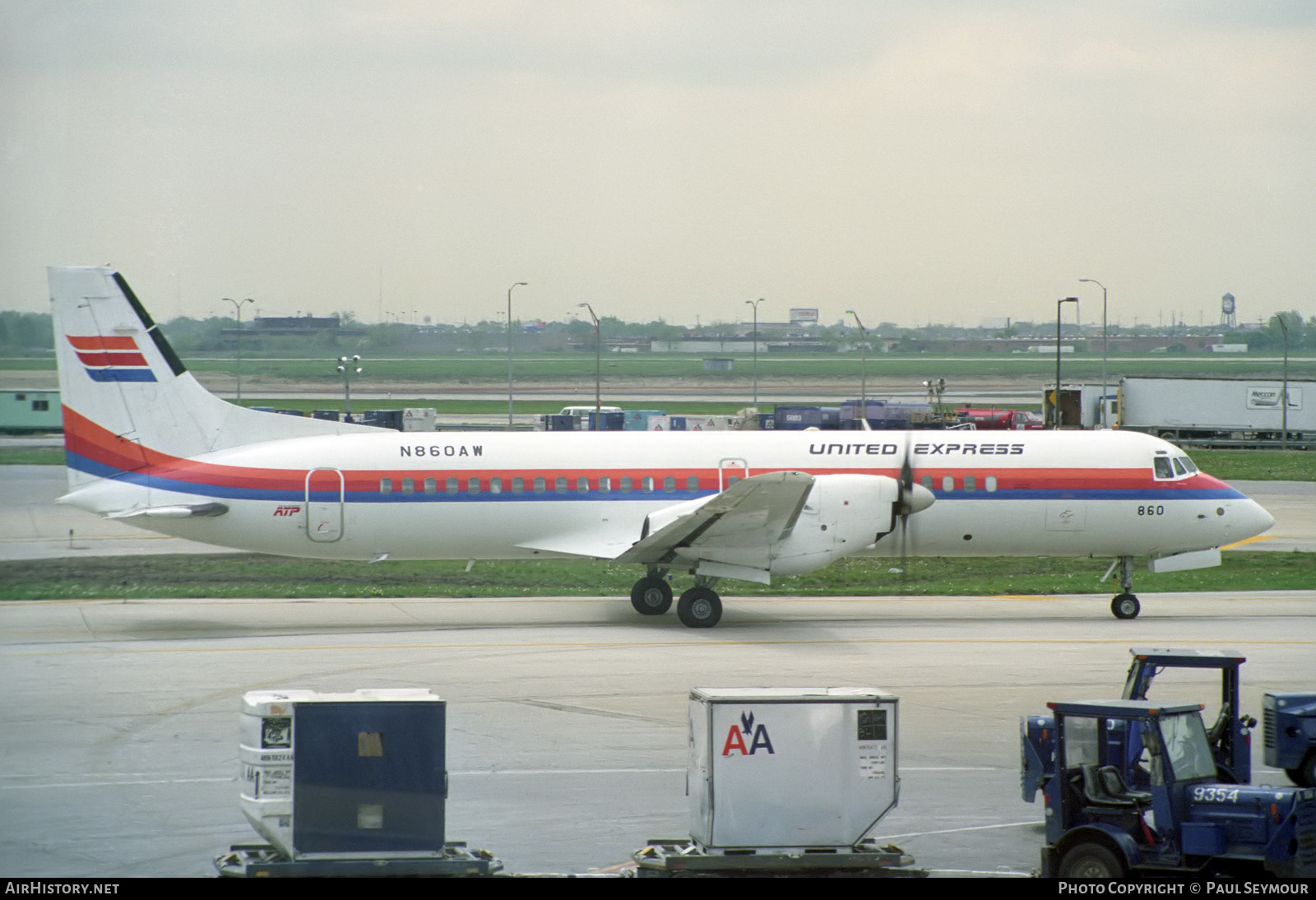 Aircraft Photo of N860AW | British Aerospace ATP | United Express | AirHistory.net #220771