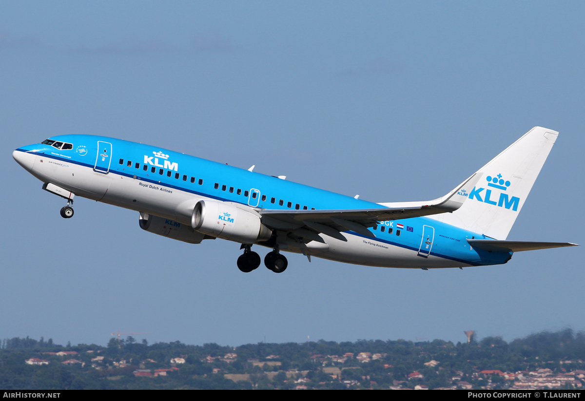 Aircraft Photo of PH-BGK | Boeing 737-7K2 | KLM - Royal Dutch Airlines | AirHistory.net #220802