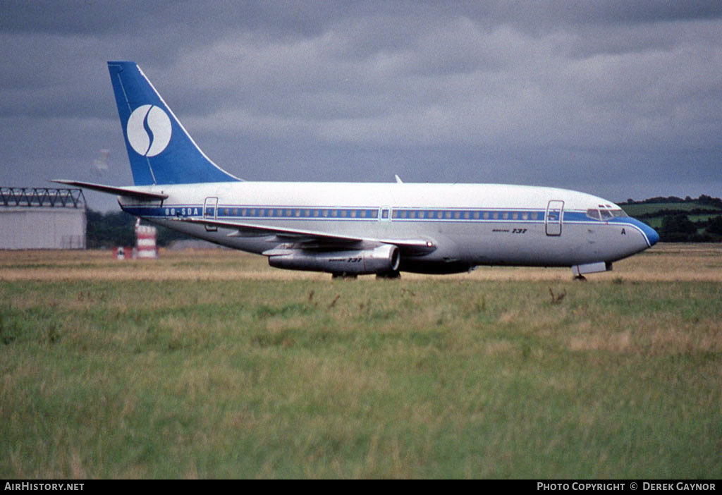 Aircraft Photo of OO-SDA | Boeing 737-229/Adv | Sobelair | AirHistory.net #220853