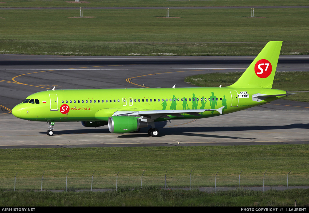 Aircraft Photo of F-WWBV | Airbus A320-214 | S7 Airlines | AirHistory.net #220859