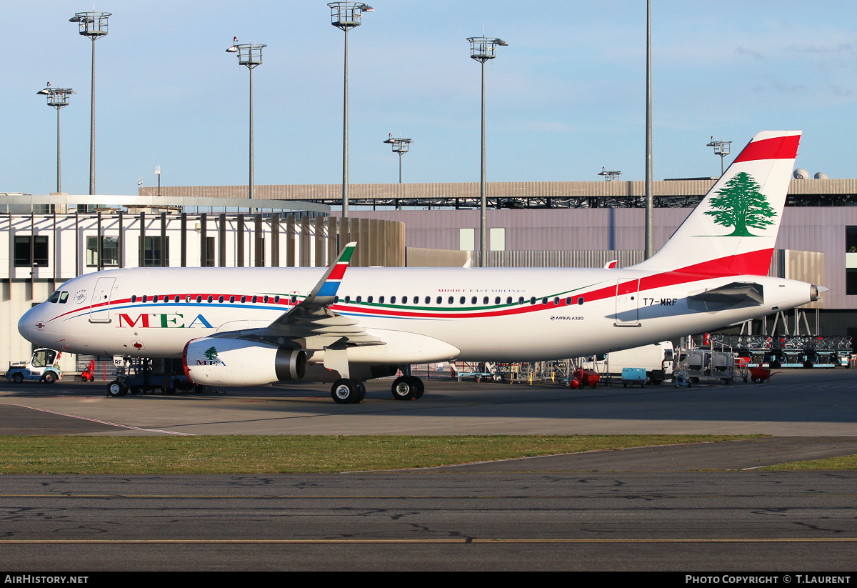 Aircraft Photo of T7-MRF | Airbus A320-232 | MEA - Middle East Airlines | AirHistory.net #220874