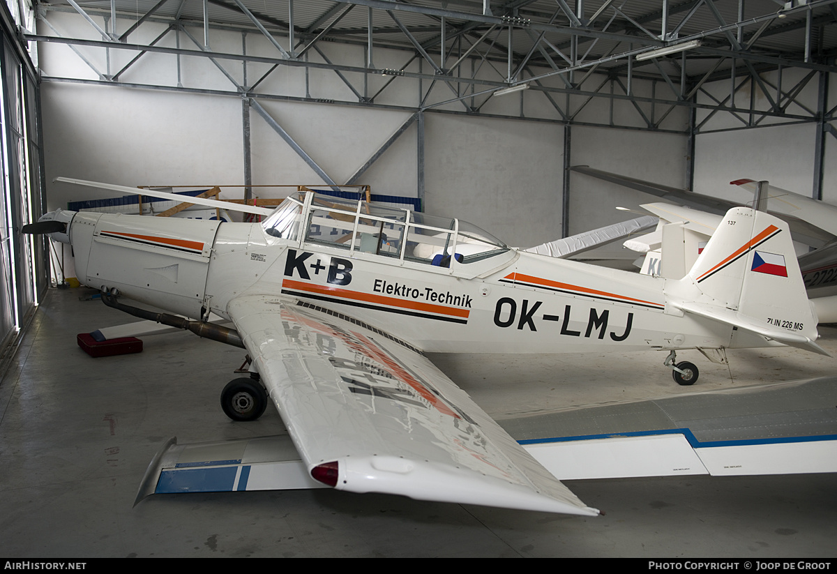 Aircraft Photo of OK-LMJ | Zlin Z-226MS Trener | K+B Elektro-Technik | AirHistory.net #220882
