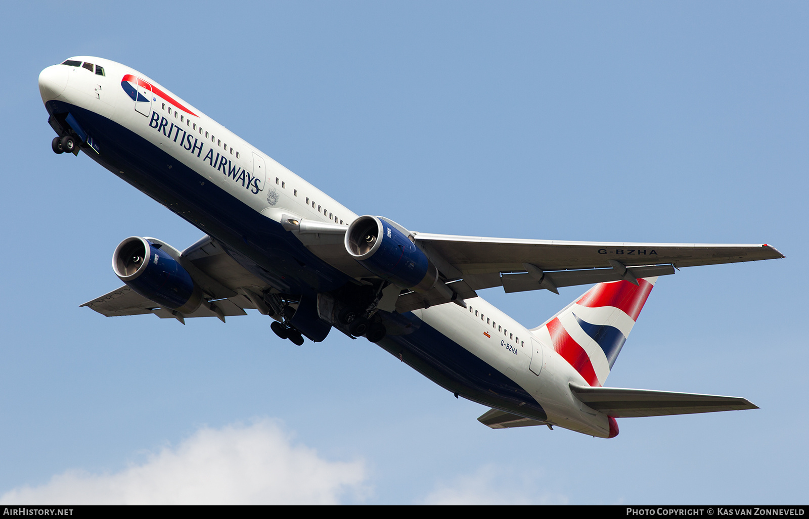 Aircraft Photo of G-BZHA | Boeing 767-336/ER | British Airways | AirHistory.net #220890