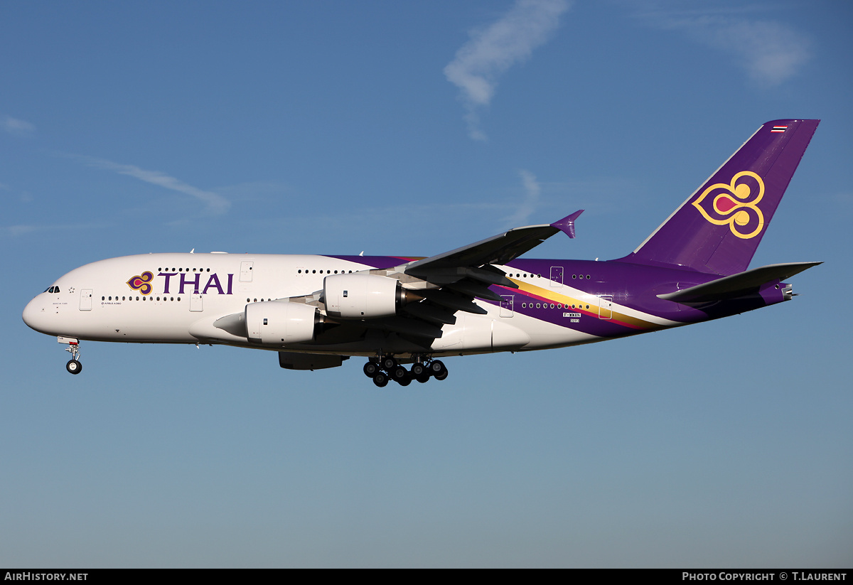 Aircraft Photo of F-WWAN | Airbus A380-841 | Thai Airways International | AirHistory.net #220907