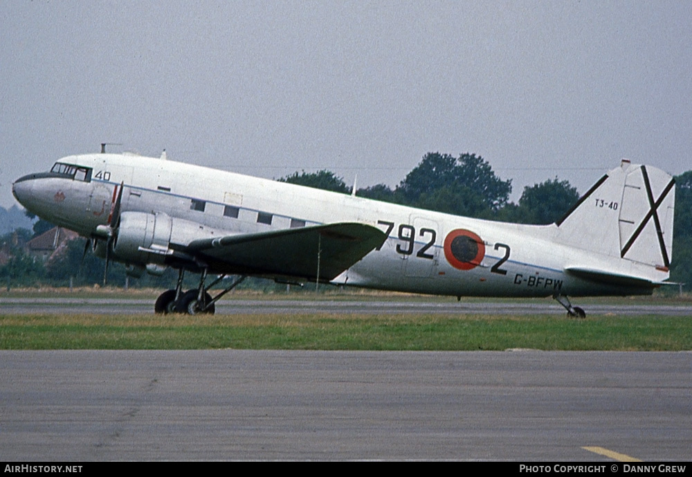 Aircraft Photo of G-BFPW / T3-40 | Douglas C-47D Skytrain | Spain - Air Force | AirHistory.net #220911