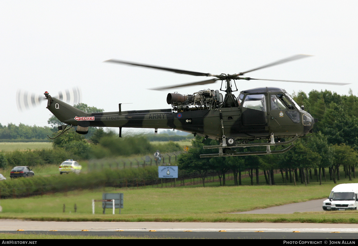 Aircraft Photo of XT626 | Westland Scout AH1 (P-531-2) | UK - Army | AirHistory.net #220920