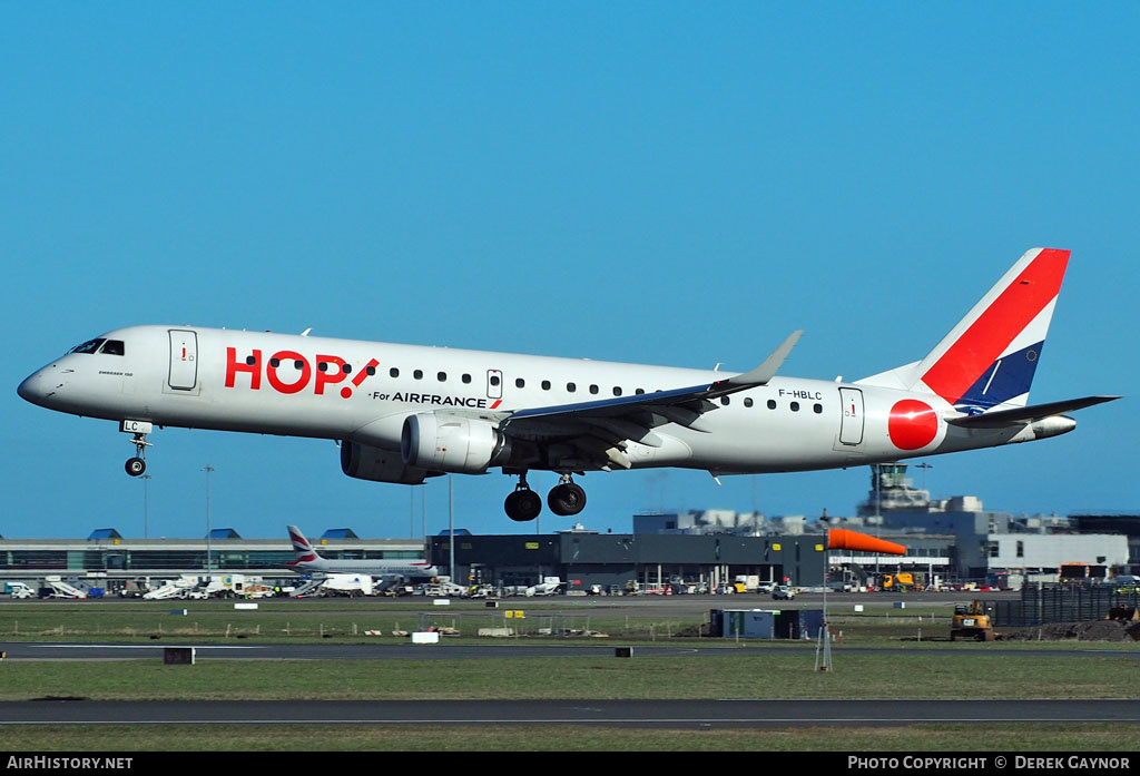 Aircraft Photo of F-HBLC | Embraer 190LR (ERJ-190-100LR) | Hop! | AirHistory.net #220959