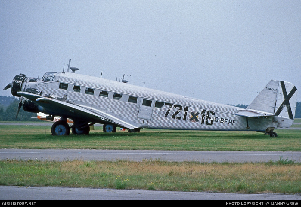 Aircraft Photo of G-BFHF / T.2B-275 | CASA 352A-1 | AirHistory.net #220983