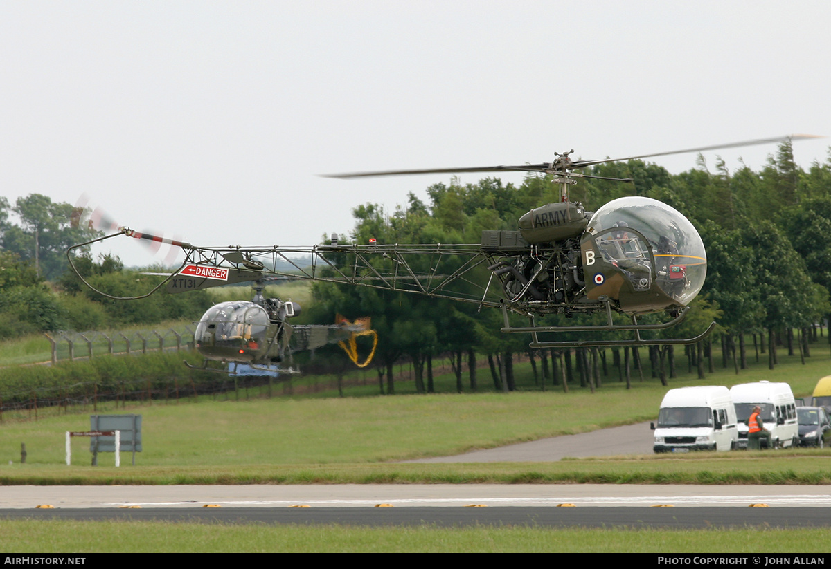 Aircraft Photo of XT131 | Agusta AB-47G-3 Sioux AH1 | UK - Army | AirHistory.net #220984