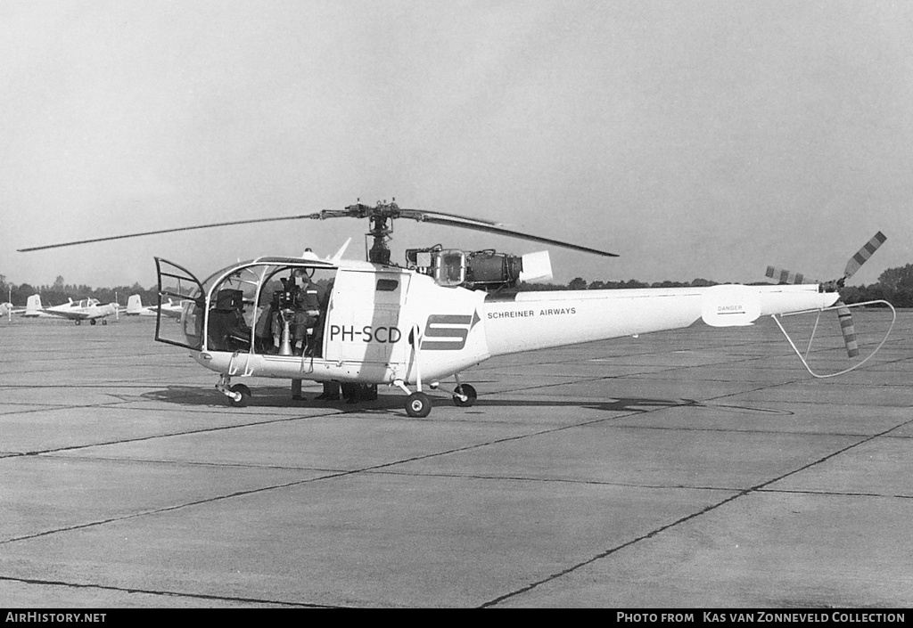 Aircraft Photo of PH-SCD | Aerospatiale SA-316B Alouette III | Schreiner Airways | AirHistory.net #220996