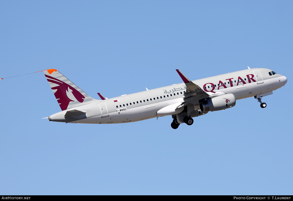 Aircraft Photo of F-WWBG | Airbus A320-232 | Qatar Airways | AirHistory.net #221000