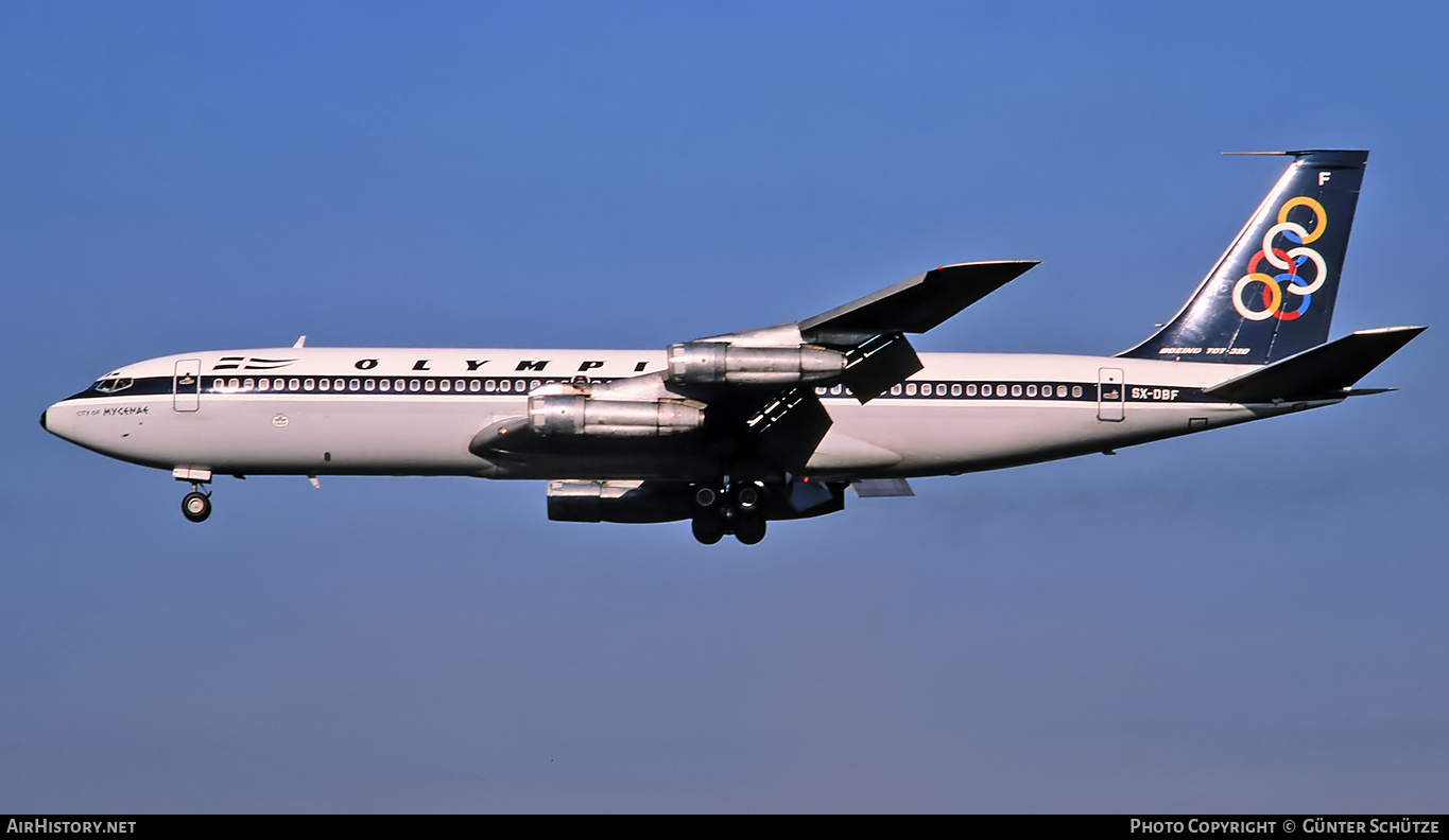 Aircraft Photo of SX-DBF | Boeing 707-384B | Olympic | AirHistory.net #221013