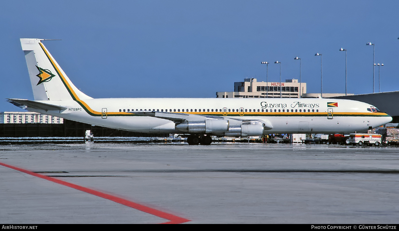 Aircraft Photo of N709PC | Boeing 707-323B | Guyana Airways | AirHistory.net #221024