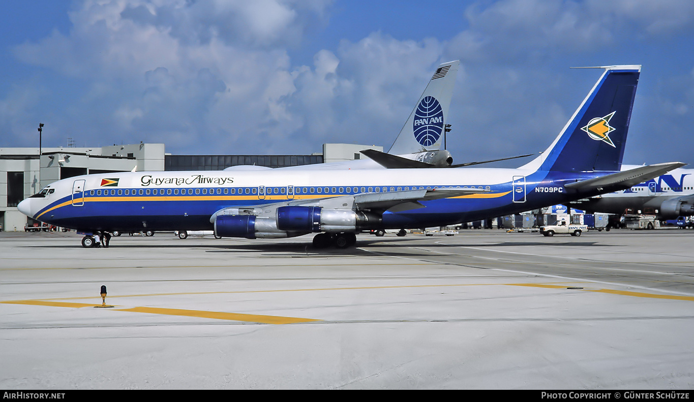 Aircraft Photo of N709PC | Boeing 707-323B | Guyana Airways | AirHistory.net #221032