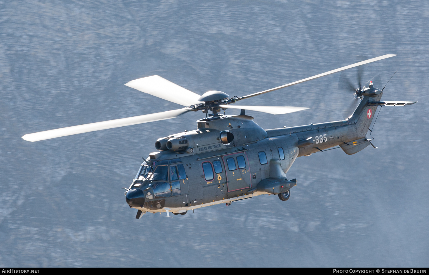 Aircraft Photo of T-335 | Eurocopter TH98 Cougar (AS-532UL) | Switzerland - Air Force | AirHistory.net #221045