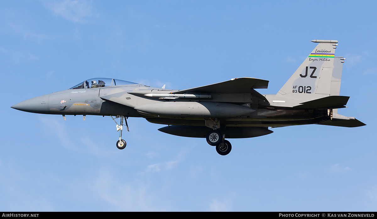 Aircraft Photo of 83-0012 / AF83-012 | McDonnell Douglas F-15C Eagle | USA - Air Force | AirHistory.net #221069