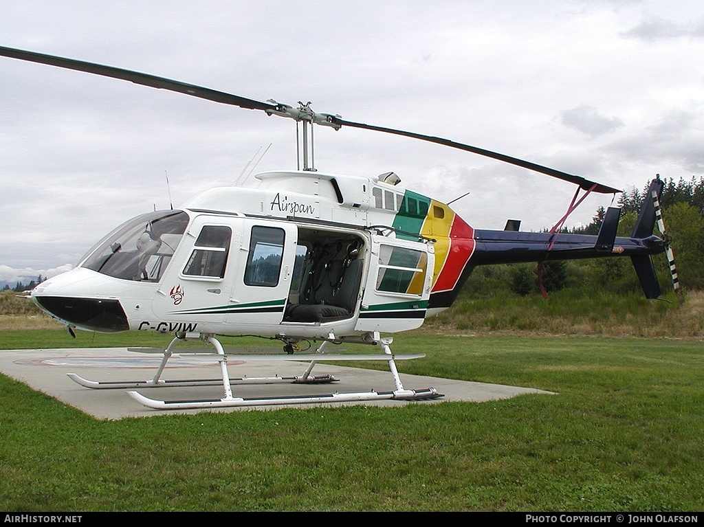 Aircraft Photo of C-GVIW | Bell 206L-1 LongRanger II | Airspan Helicopters | AirHistory.net #221093