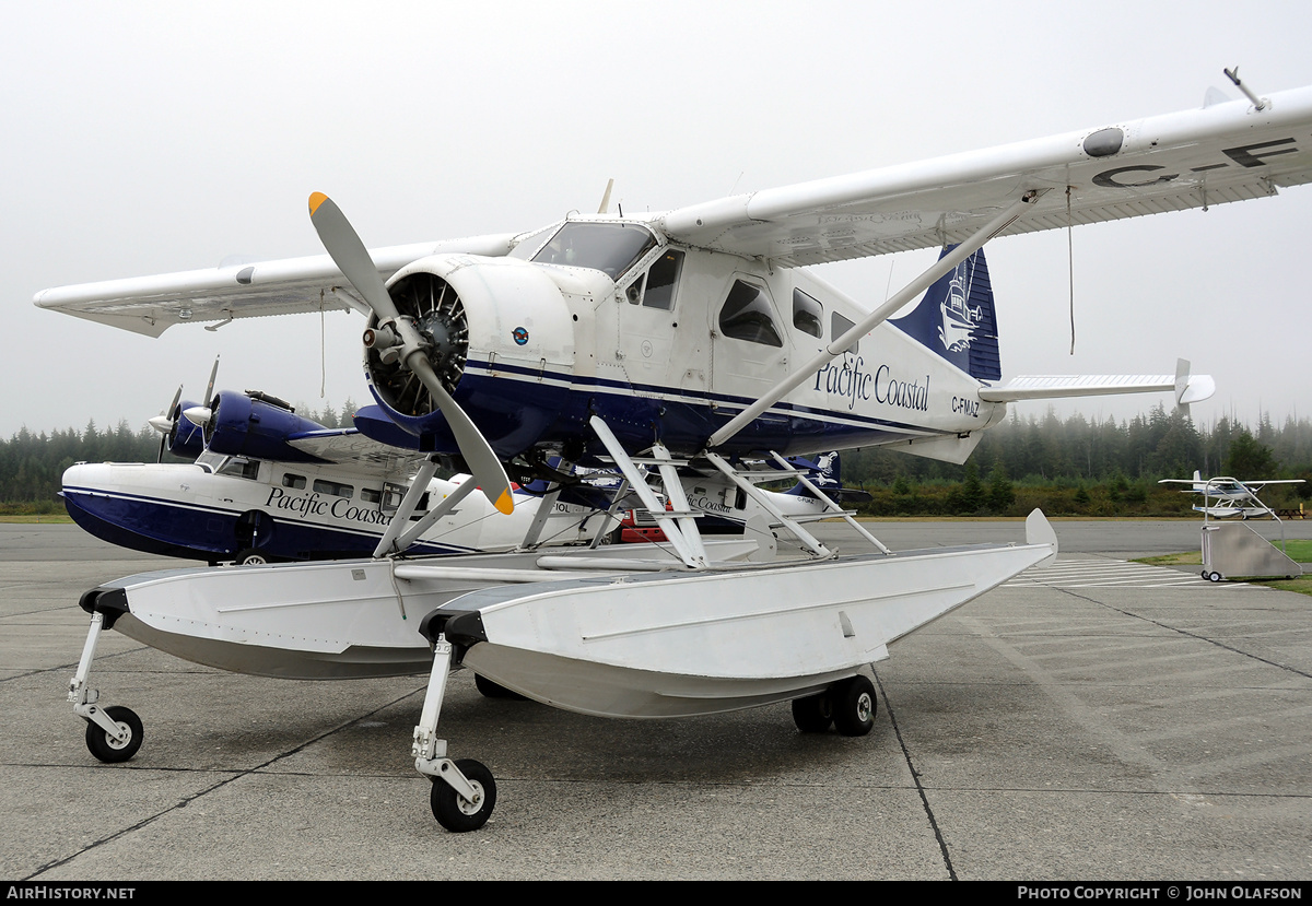 Aircraft Photo of C-FMAZ | De Havilland Canada DHC-2 Beaver Mk1 | Pacific Coastal Airlines | AirHistory.net #221095